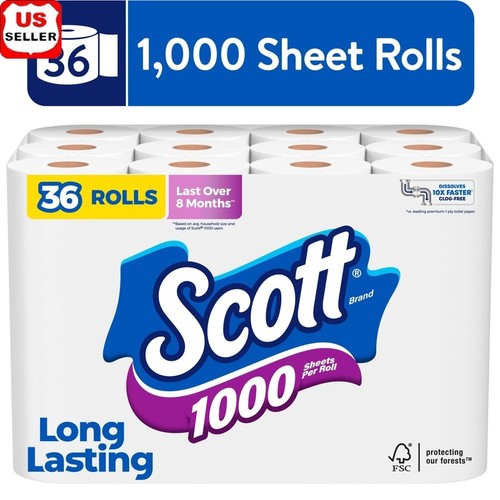 1000 sheets toilet paper ply - toilet,