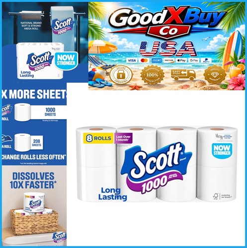 Toilet paper rolls 1000 - paper,