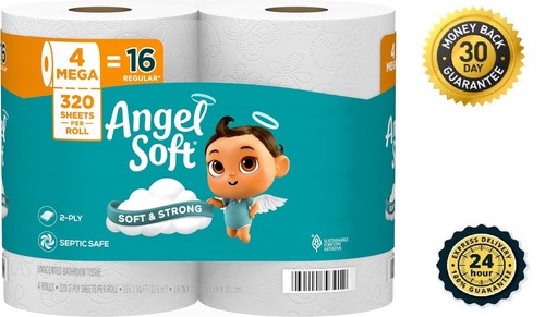 Toilet paper mega rolls - 4,