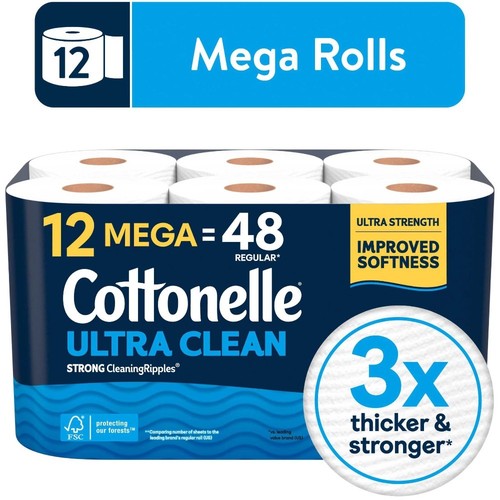 Ultra clean toilet paper 12 - clean,