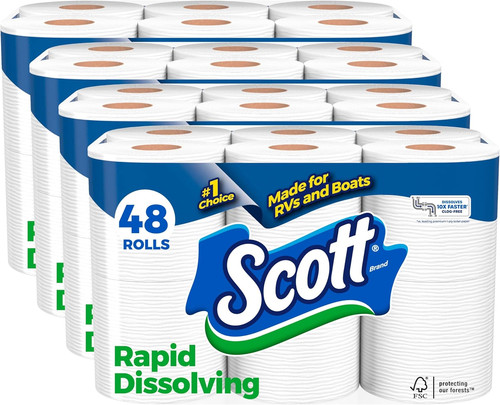 Rapid dissolving toilet - rapid-dissolving,