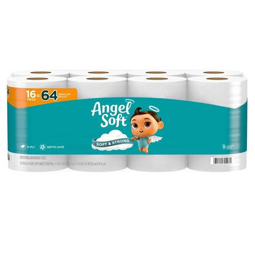 Toilet paper mega rolls - paper,, 16