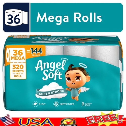 Mega toilet paper ply 320 - mega, 2-ply