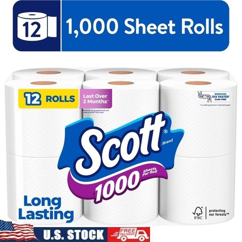 1000 sheets toilet paper - toilet, 1