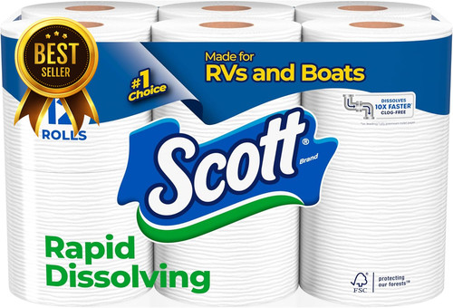 Rapid dissolving toilet - dissolving,