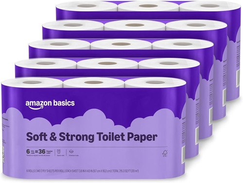Soft and strong ply toilet - and, 2-ply