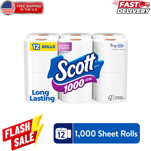 1000 toilet paper 12rolls - paper,