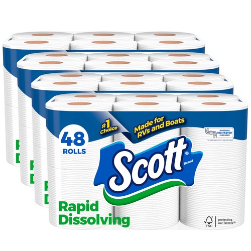 Scott rapid dissolving toilet - rapid-dissolving,