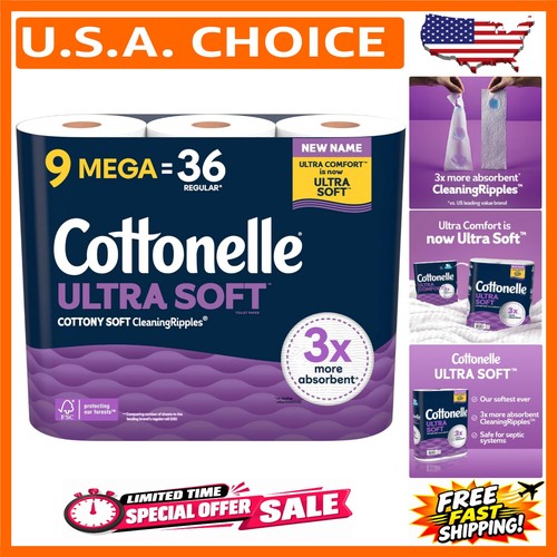 Ultra soft toilet paper - soft, 9