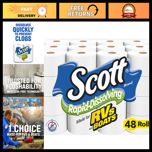 Rapid dissolving toilet paper - toilet,
