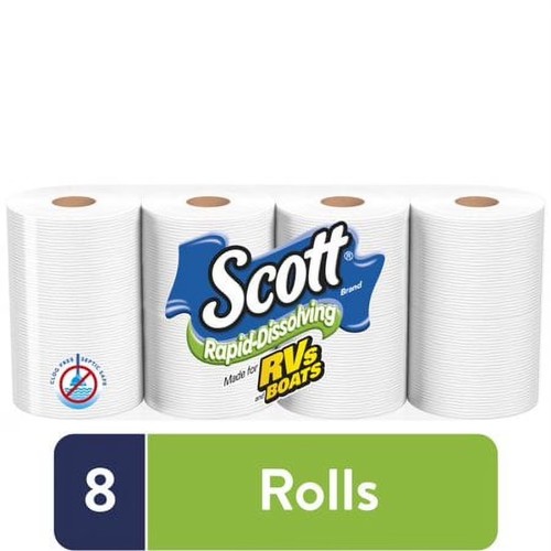 Rapid dissolving toilet paper - toilet,