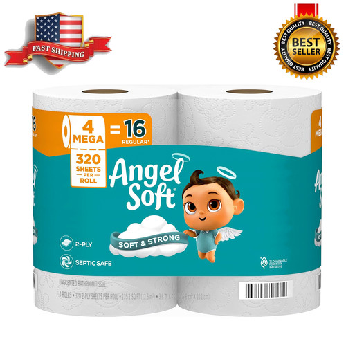 Toilet paper mega rolls - paper,, 4