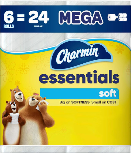 Essentials soft toilet - paper, 6
