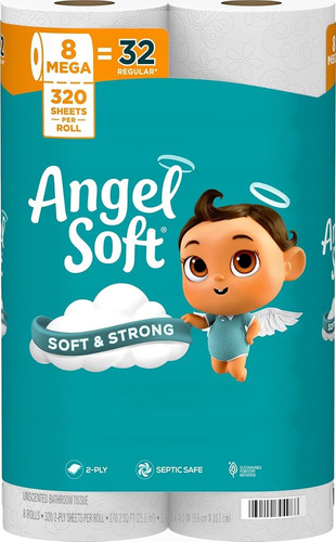 Soft toilet paper - paper, rolls