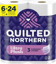 Ultra Plush Toilet Paper, 6