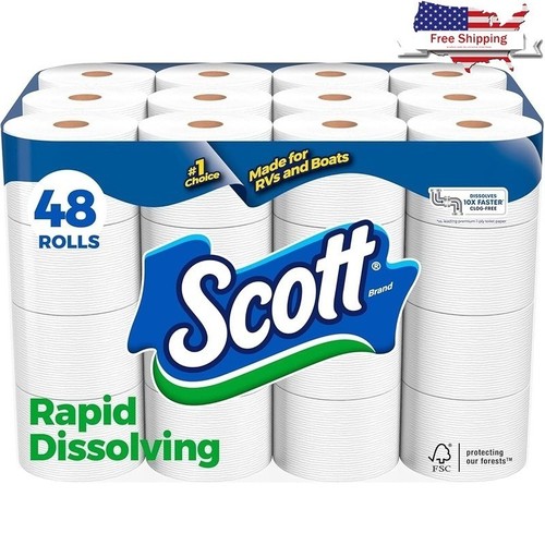 Rapid dissolving toilet paper - rapid,