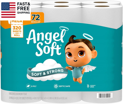 Toilet paper mega rolls - toilet, 18