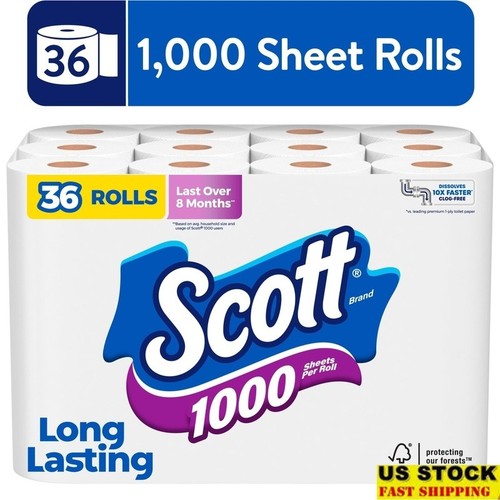 1000 sheets rolls ply - sheets, 1-ply