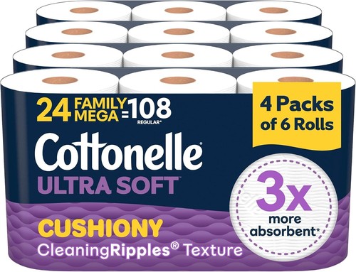 Ultra soft toilet paper 24 - soft, paper,