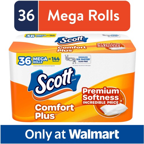 Toilet paper mega rolls - paper,