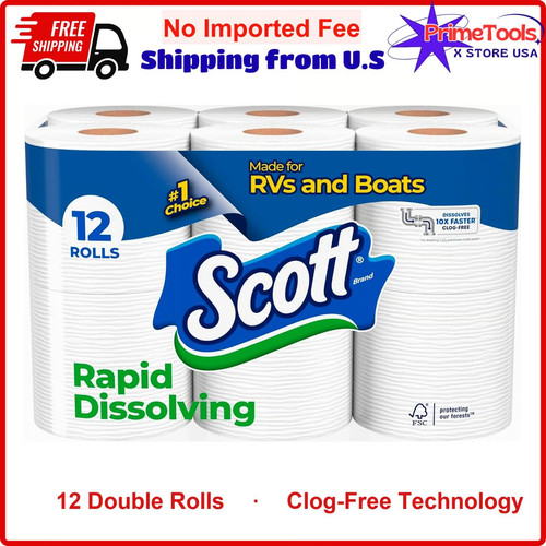 Rapid dissolving toilet paper - dissolving,